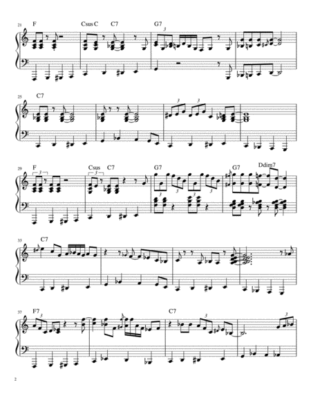 Jingle Bells Jazz Piano Page 2