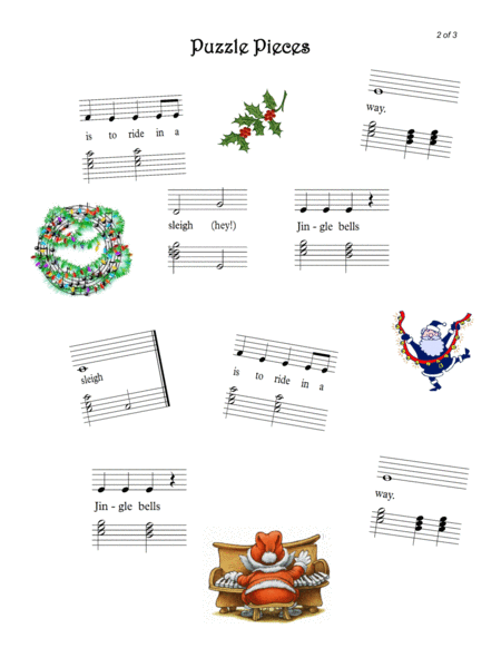 Jingle Bells Musical Puzzle Page 2