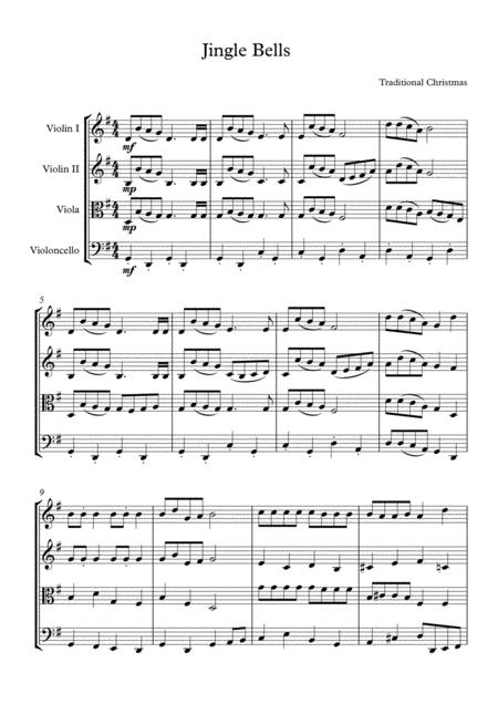 Jingle Bells Quartet Strings Page 2