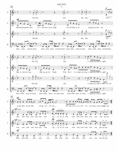 Jingle Bells Satb Acappella Dance Mix Page 2