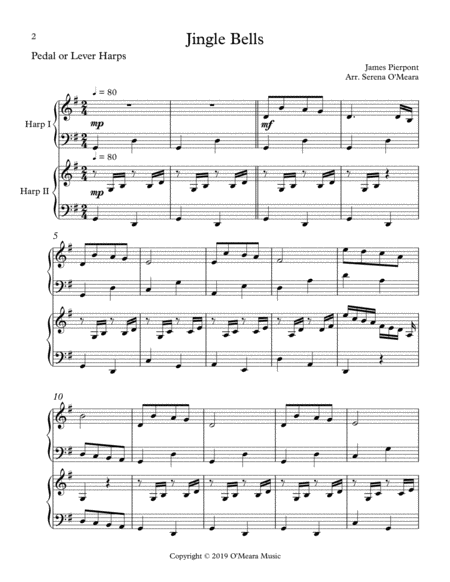 Jingle Bells Score Parts Page 2