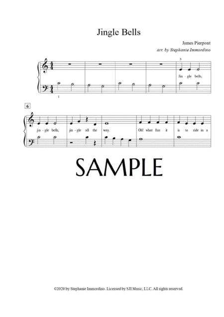 Jingle Bells Two Versions For Easy Piano Page 2