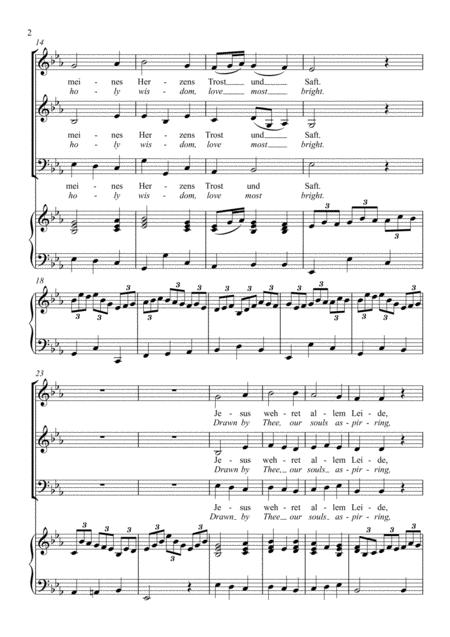 Johann Sebastian Bach Jesus Joy Of Mans Desiring Sab Old Singers Choir Amateur Page 2