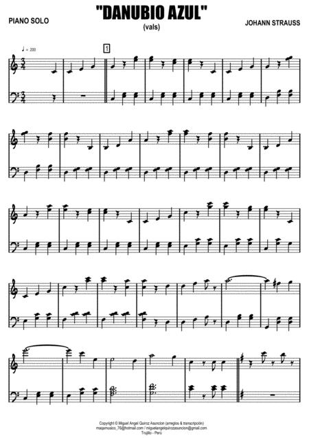 Johann Strauss Danubio Azul Vals Page 2