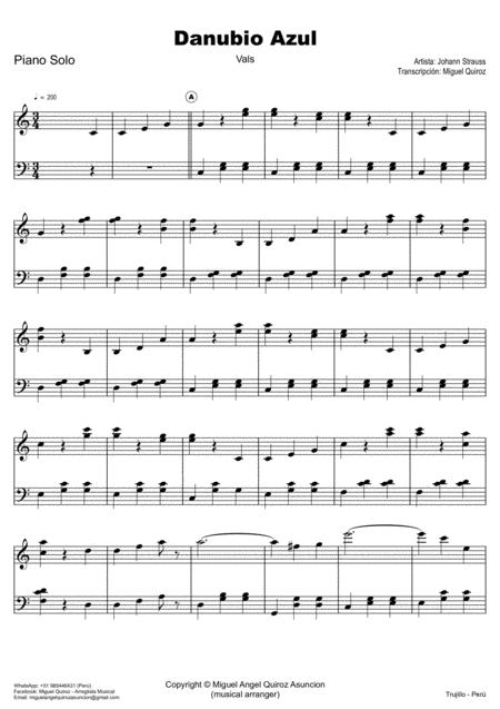 Johann Strauss El Danubio Azul Page 2