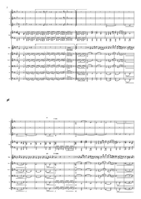 Johannes Brahms Scherzo From F A E Sonate Arrangement For Violin Solo And Small Ensemble Page 2