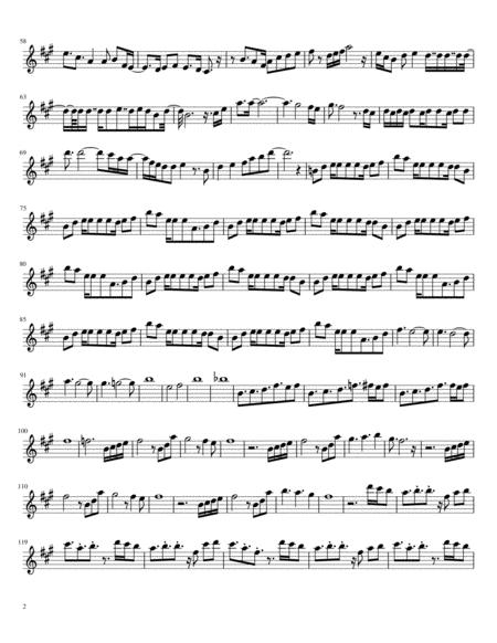 Jojo Bizarre Adventure Giorno Theme Flute Page 2