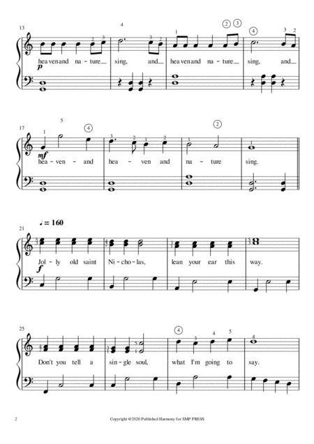 Jolly Joy Merry Christmas For Piano Solo Grade 1 Level Page 2