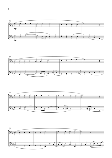 Jolly Old St Nicholas For Bassoon Duet Suitable For Grades 1 5 Page 2