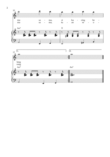 Jong Jong Inai For Flute And Piano Page 2