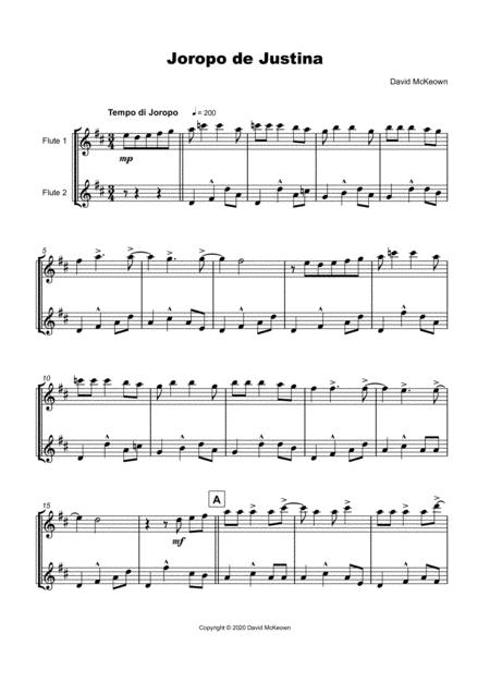 Joropo De Justina For Flute Duet Page 2