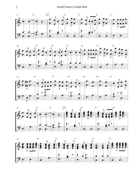 Joseph Dearest Joseph Mine Joseph O Dear Joseph Mine For 3 Octave Handbell Choir Page 2