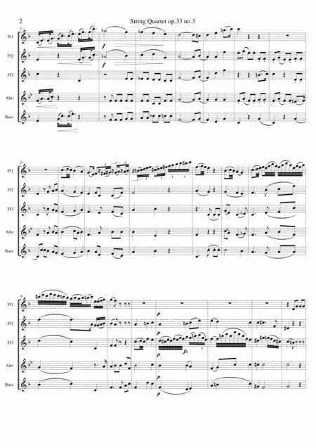 Joseph Haydn String Quartet In C Major The Bird Op 33 No 3 Movement 3 Page 2