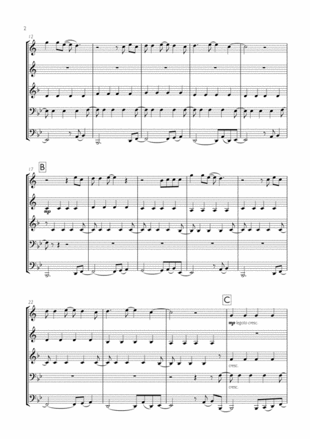 Journey Dont Stop Believin For Brass Quintet Page 2