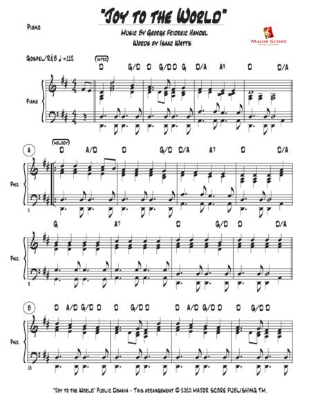 Joy To The World Alto Saxophone Piano D Major Page 2