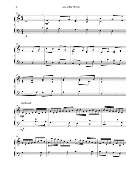 Joy To The World For Piano Page 2