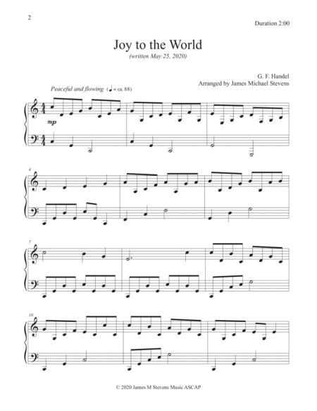 Joy To The World Quiet Christmas Piano Page 2