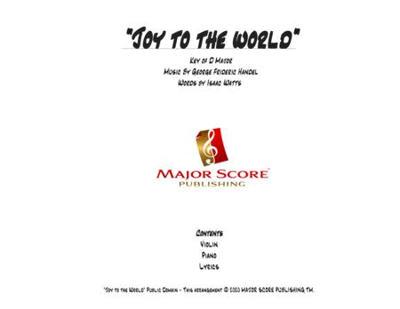 Joy To The World Violin Piano D Major Page 2