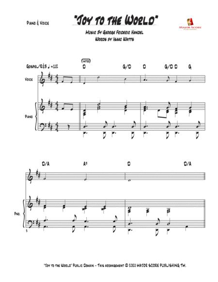 Joy To The World Vocal Piano D Major Page 2