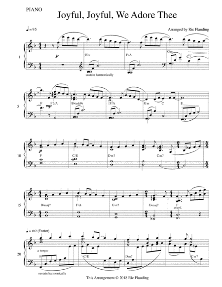 Joyful Joyful We Adore Thee Piano Page 2