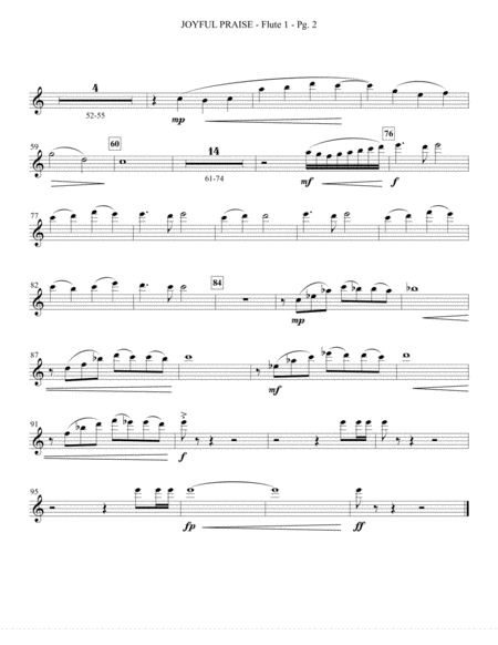 Joyful Praise Flute 1 Page 2