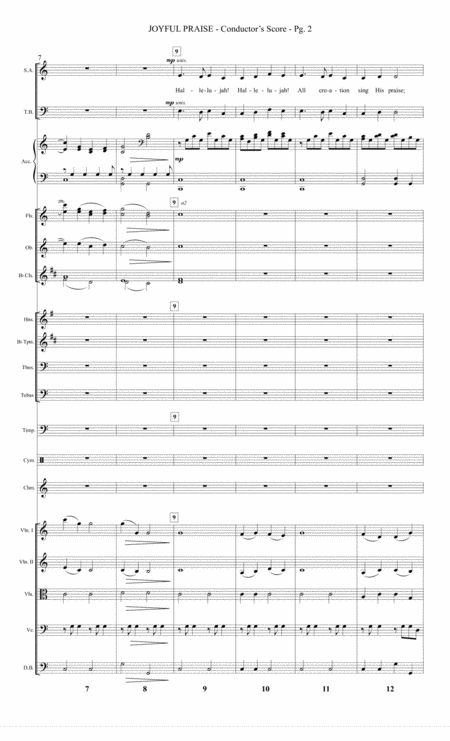 Joyful Praise Full Score Page 2