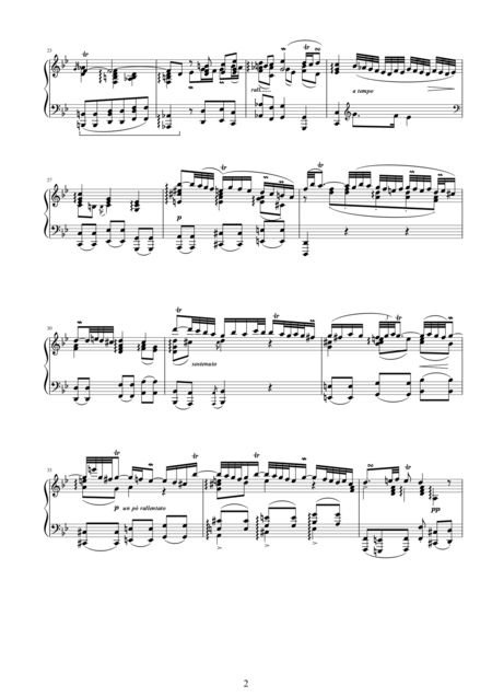 Js Bach Concerto No 1 In D Minor Bwv1052 2 Adagio Piano Version Page 2