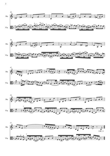 Js Bach Invention 6 Arranged For Horn And Viola Page 2