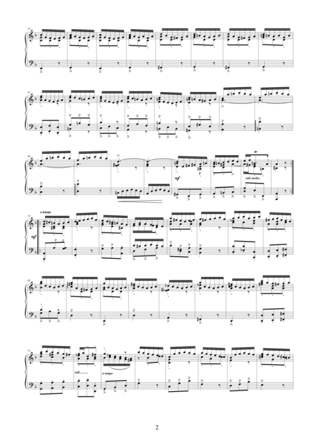 Js Bach Oboe Concerto In D Minor Bwv 1059 Mov 3 Presto Piano Version Page 2