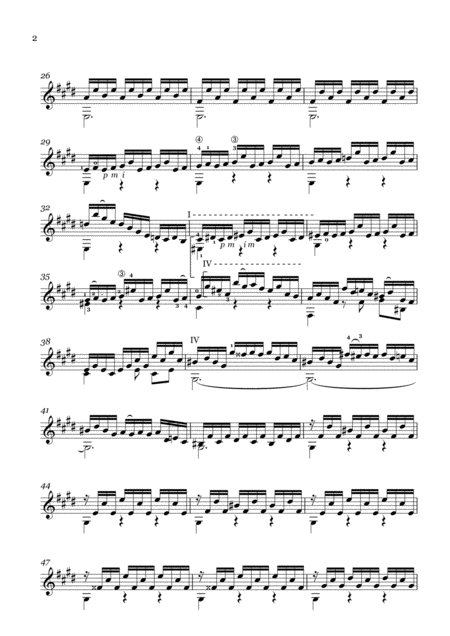 Js Bach Prelude Bwv 1006 Transcr For Guitar Page 2
