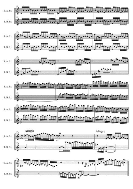 Js Bach Prelude Ii C Moll From The Well Tempered Clavier Book I Arr For Sax Duetst A B Page 2