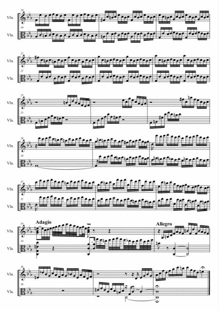 Js Bach Prelude Ii C Moll From The Well Tempered Clavier Book I Arr For Violin Viola Page 2