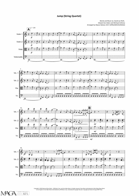 Jump For String Quartet Page 2