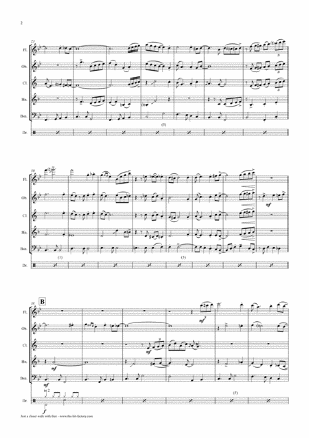 Just A Closer Walk With Thee New Orleans Funeral Wind Quintet Page 2