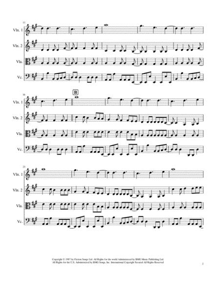 Just Like Heaven The Cure String Quartet Page 2