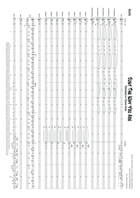 Just The Way You Are Amazing Bruno Mars Jazz Ensemble W Vocals Score Parts Page 2