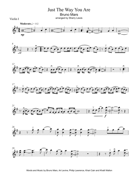 Just The Way You Are String Duo For String Duo Page 2