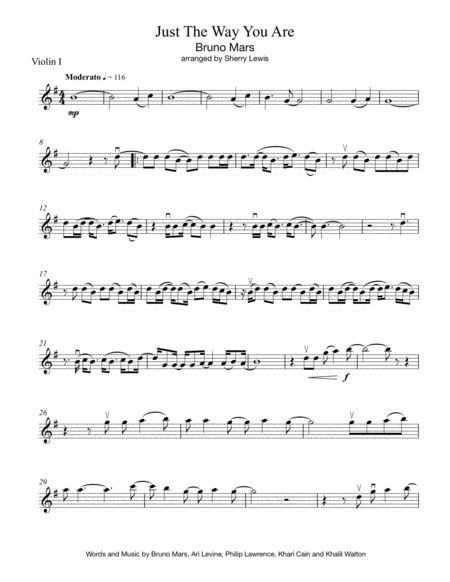 Just The Way You Are String Quartet For String Quartet Page 2