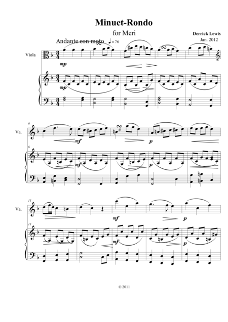 Justine Or The Misfortunes Of Virtue Viola Piano Page 2