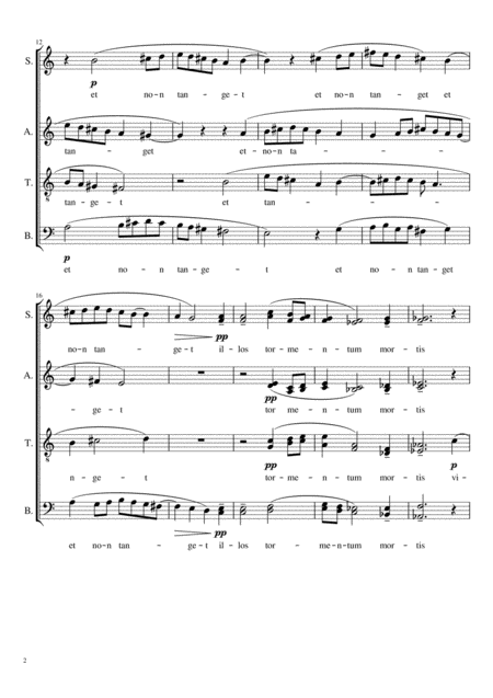 Justorum Animae Motet For Satb Choir Page 2