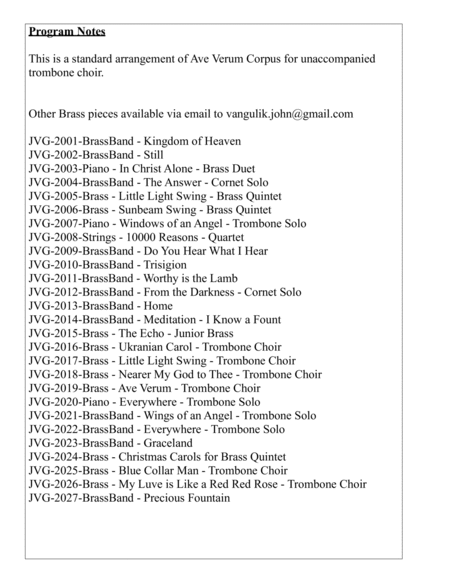 Jvg 2019 Brass Ave Verum Trombone Choir Page 2