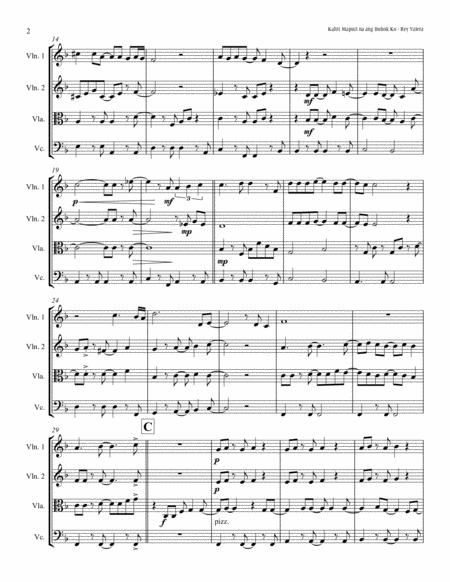 Kahit Maputi Na Ang Buhok Ko String Quartet Page 2