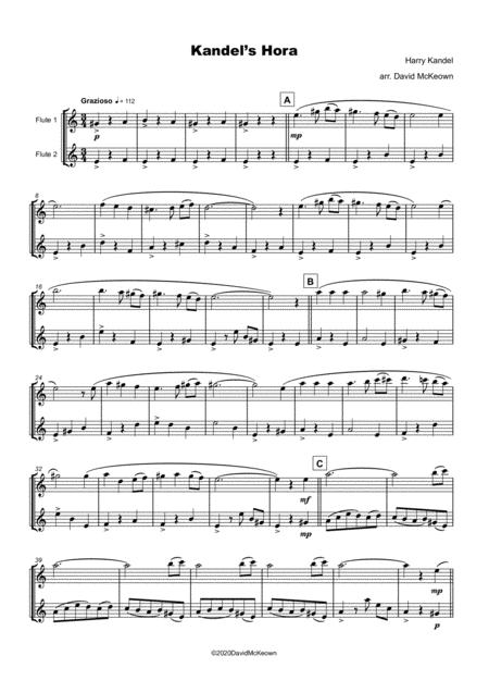 Kandel Hora Klezmer Tune For Flute Duet Page 2