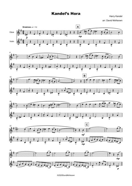 Kandel Hora Klezmer Tune For Oboe And Violin Duet Page 2