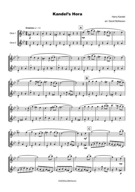 Kandel Hora Klezmer Tune For Oboe Duet Page 2