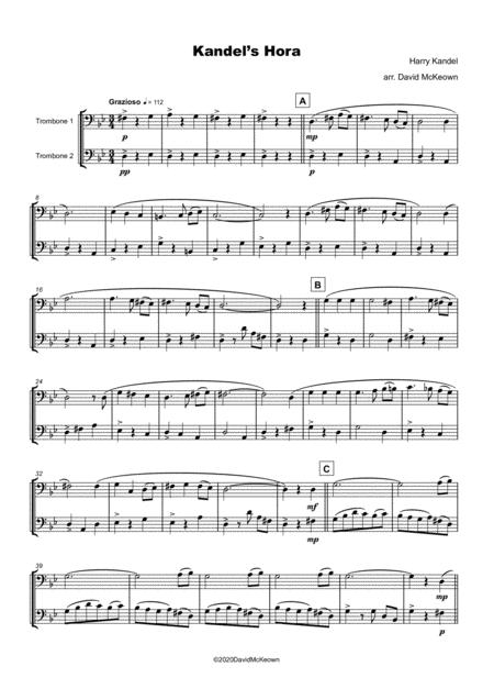 Kandel Hora Klezmer Tune For Trombone Duet Page 2