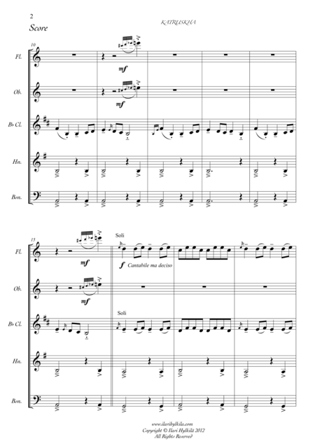 Katruskha Woodwind Quintet Page 2