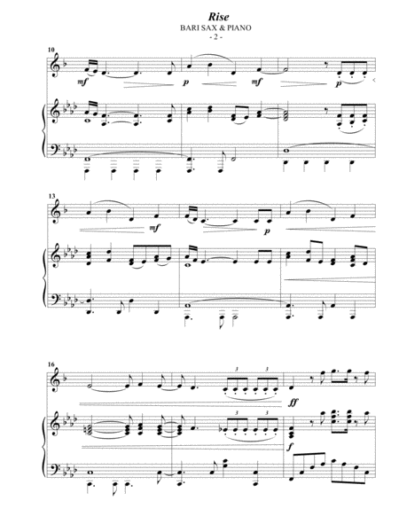 Katy Perry Rise For Baritone Sax Piano Page 2