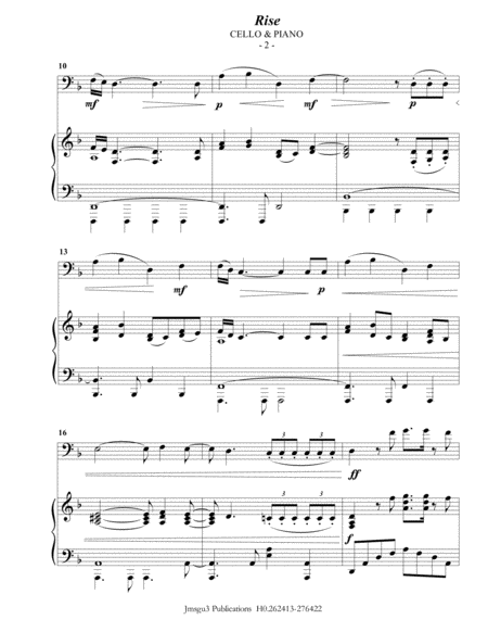Katy Perry Rise For Cello Piano Page 2