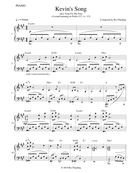 Kevins Song Piano Page 2